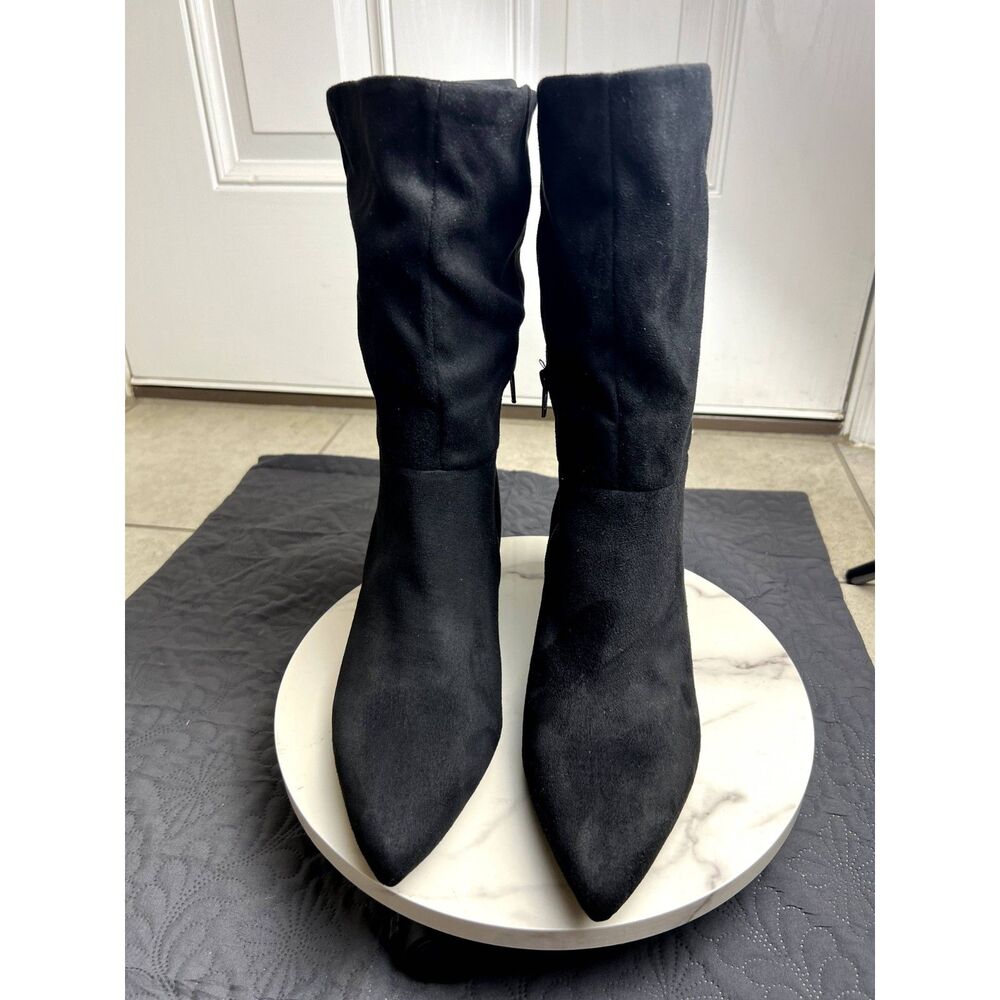 UNIVERSAL THREAD WOMEN'S ADA DRESS BOOTS Suede Chunky Pointed US SZ 8 & 11: NWT